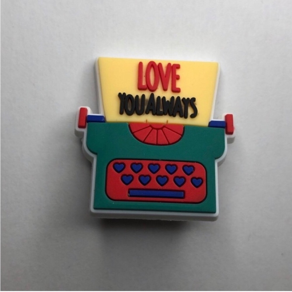 5/$10 Colorful Typewriter crocs charm jibbitz
